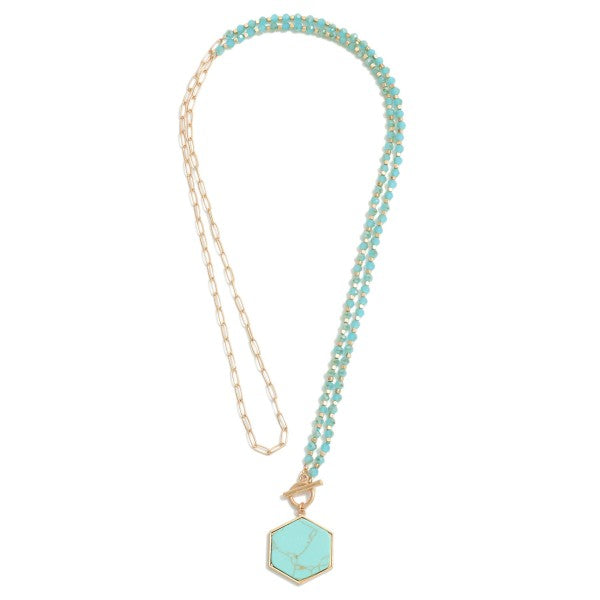 Toggle Stone Necklace