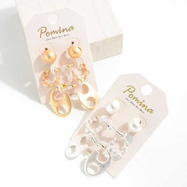 Textured Earring Set