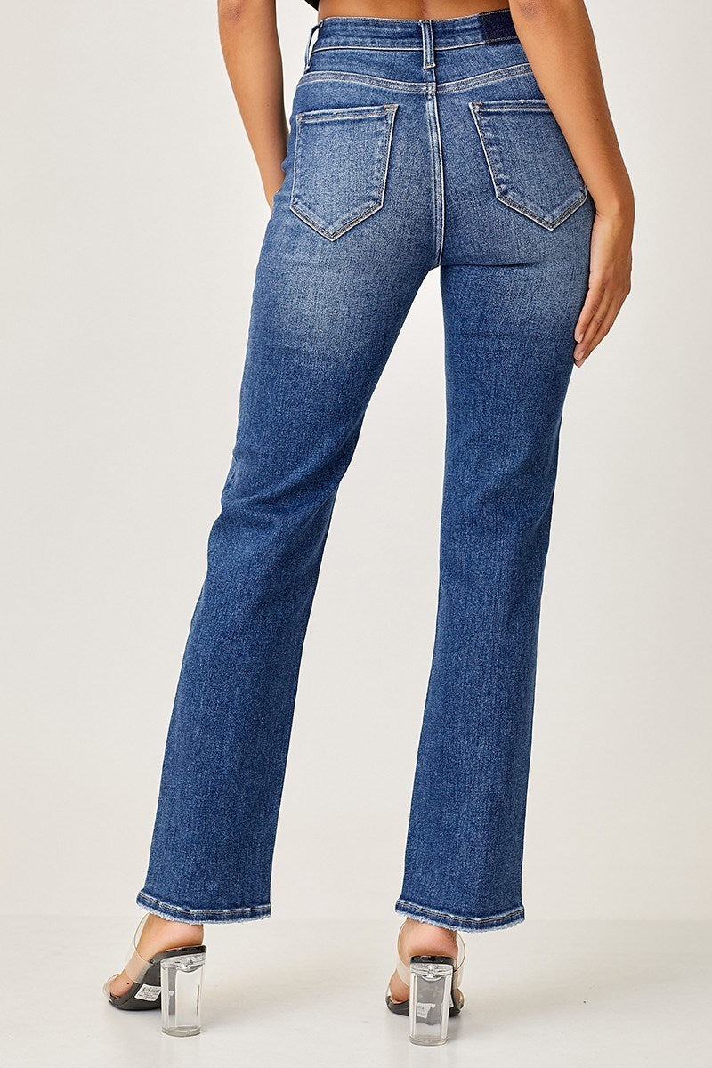 Risen Mid Rise Slim Relaxed Jeans