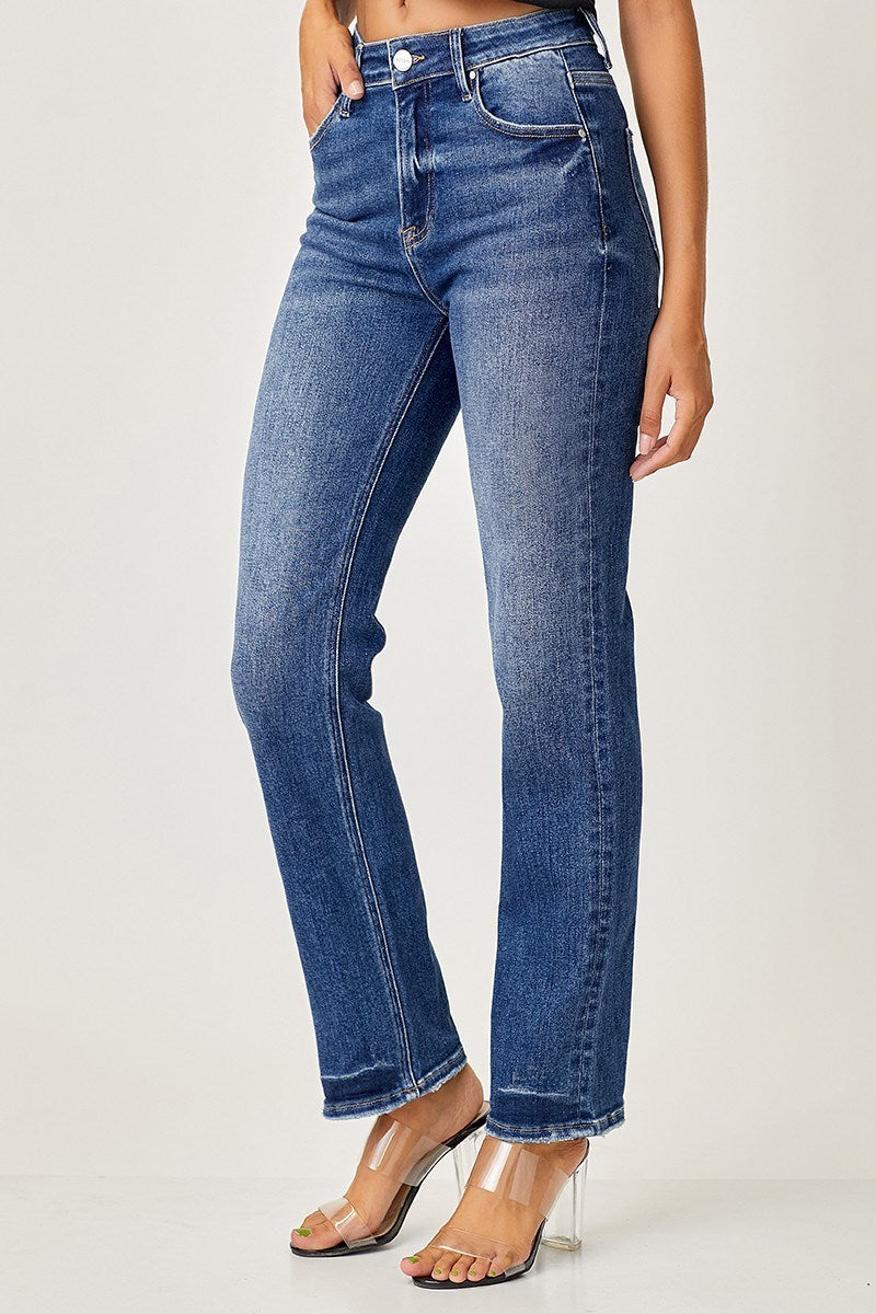 Risen Mid Rise Slim Relaxed Jeans