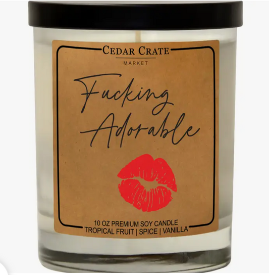 Fucking Adorable 100% Soy Candle