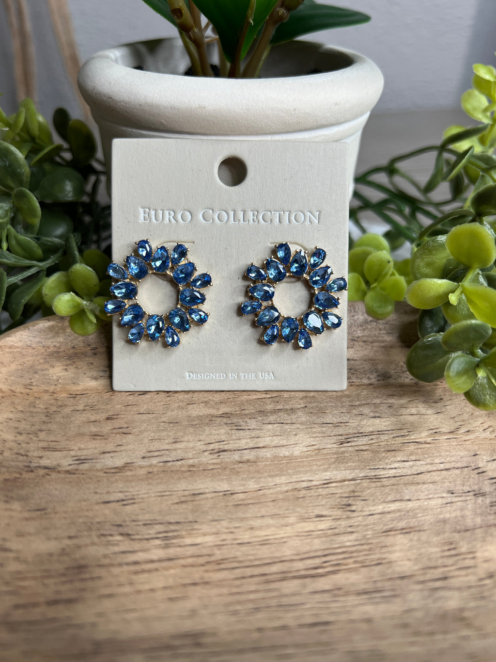 Sparkle Circle Post Earrings