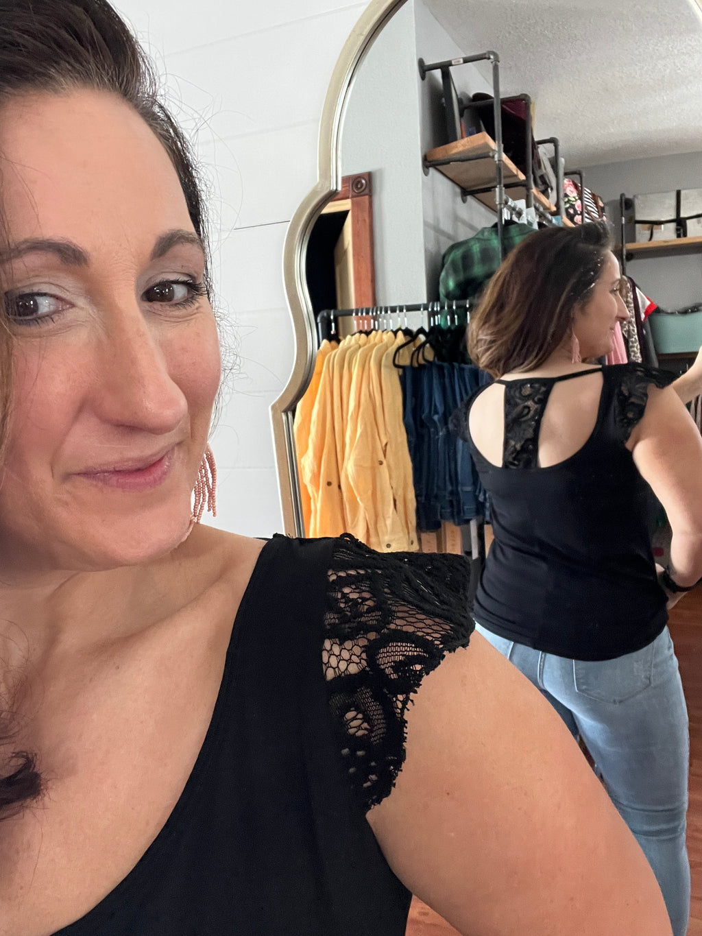 Mila Lace Sleeve Top