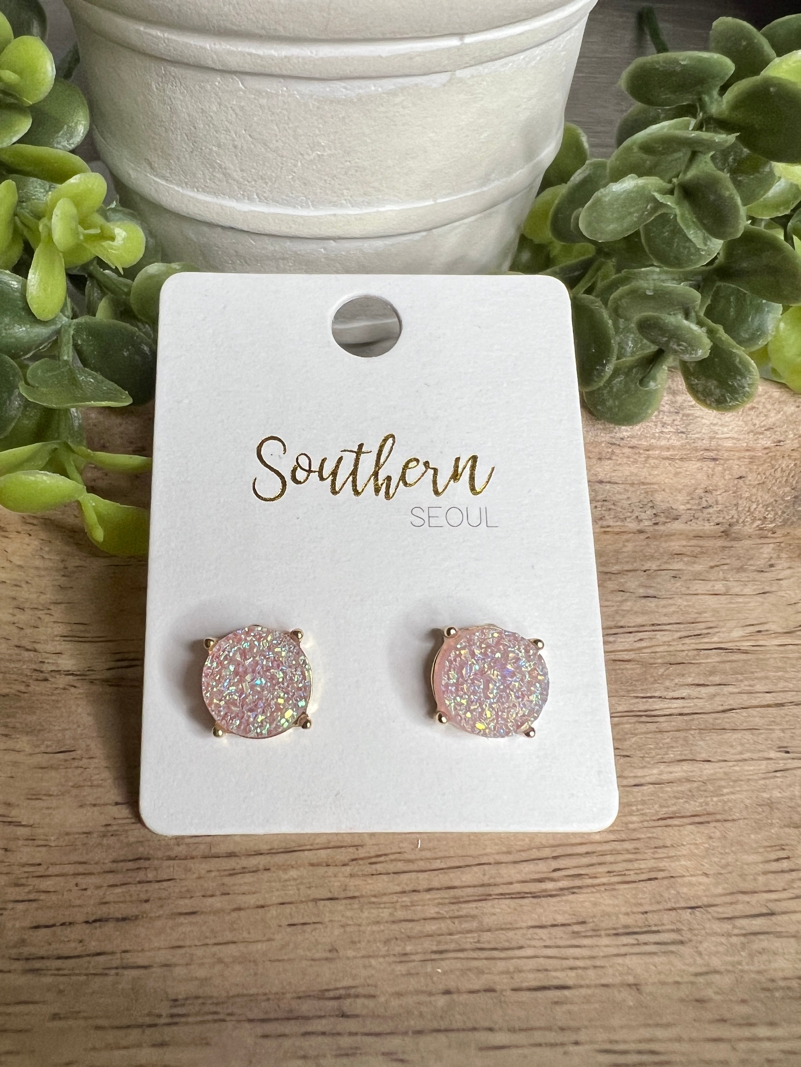 Druzy Studs