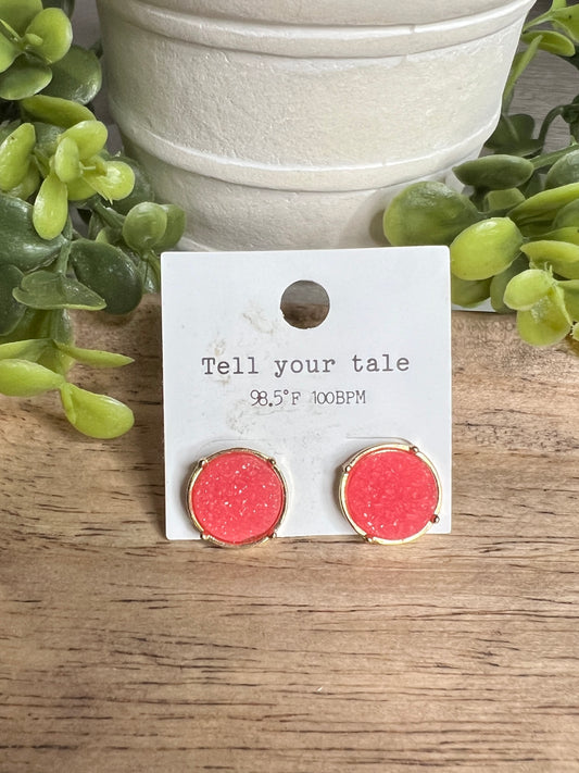 Druzy Studs